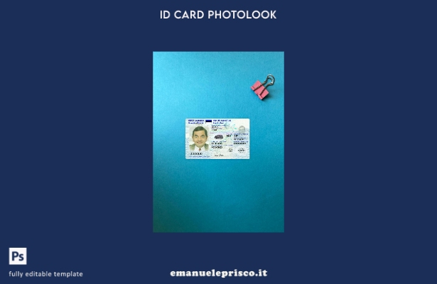 stile verificato Carta d'identità Estonia versione presente modello frontale pho